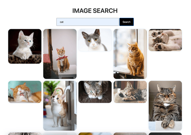 Pixaby Project Screenshot